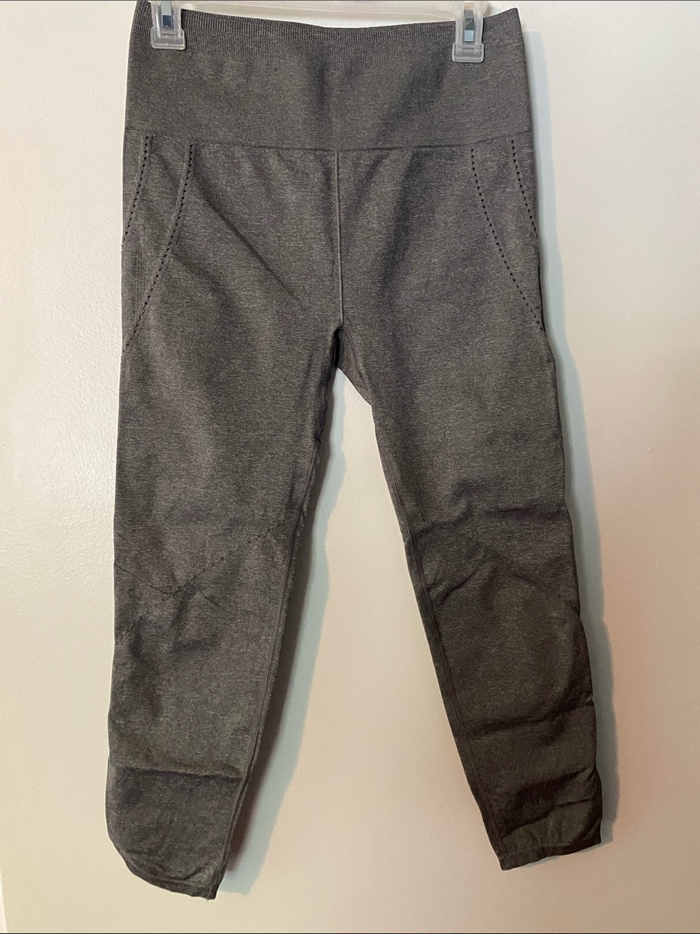Fabletics Dark Charcoal Gray High-Waist Leggings